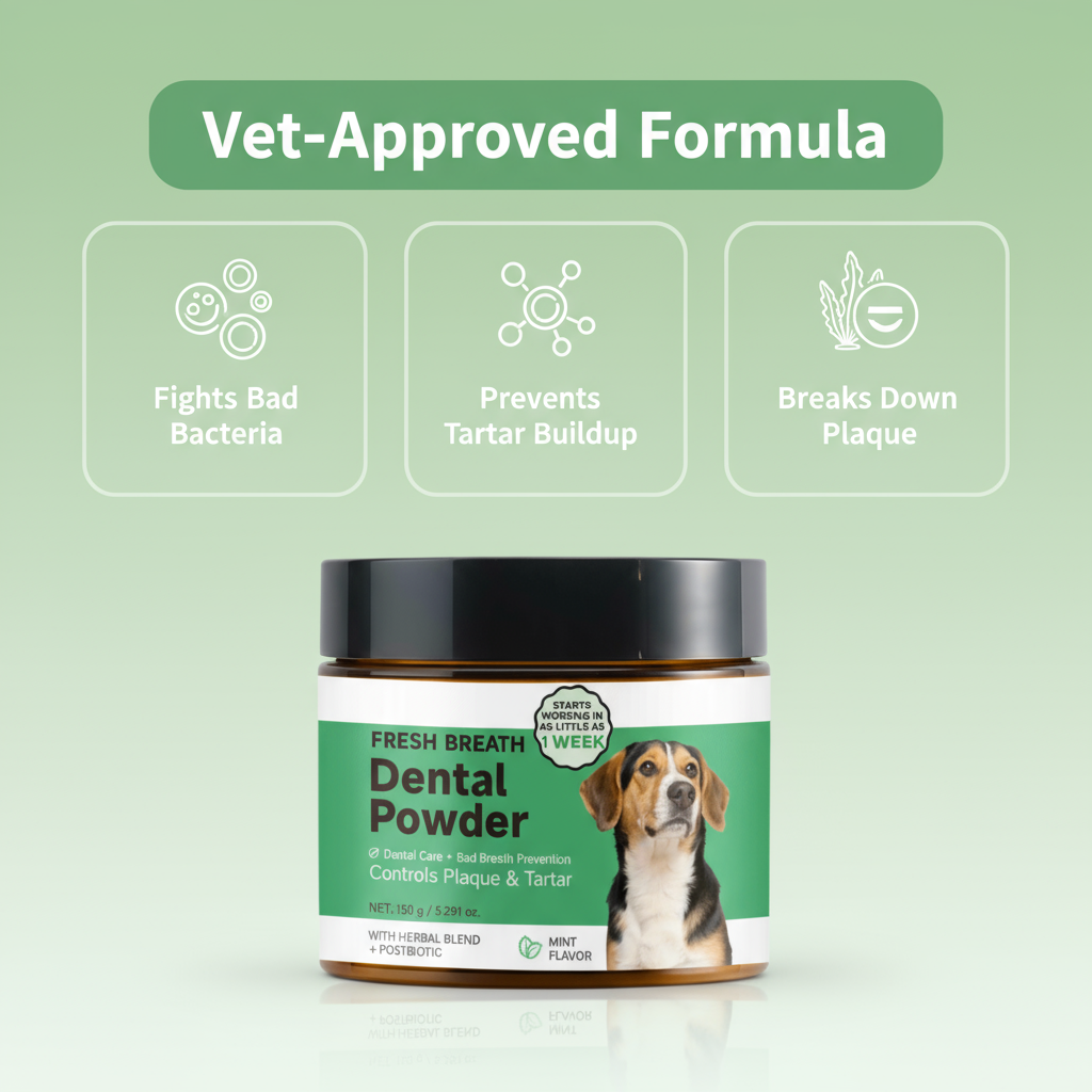 FreshPaws Miracle Dental Powder