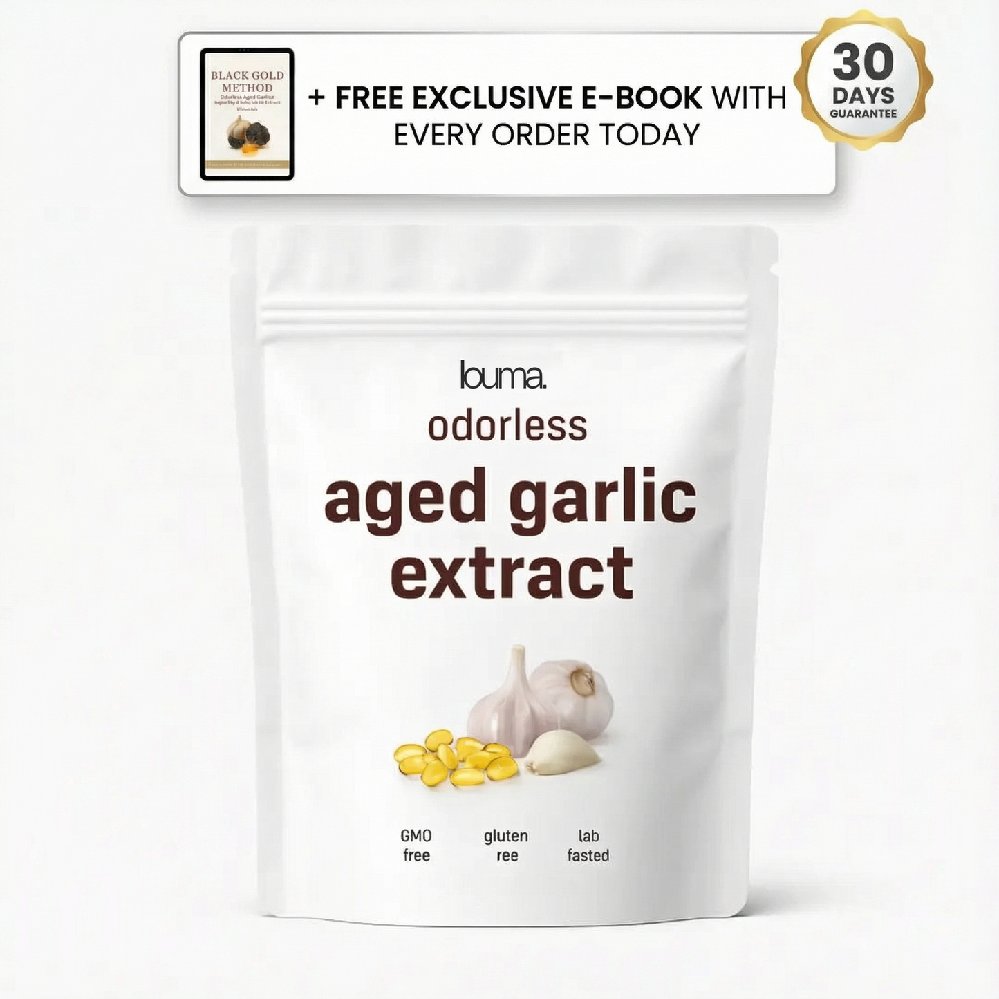 Aged Garlic Extract - 7500mg Odorless